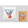 Pack Renard – Coussin & Carnet de Notes | Alia Nature